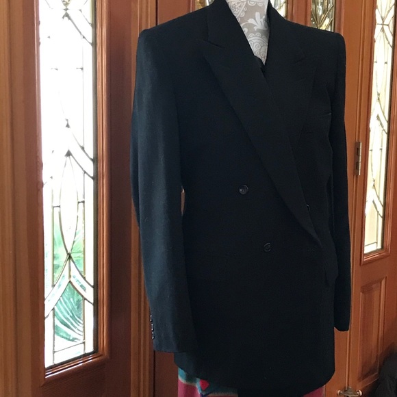 MEN’S WOOL DRESS JACKET LUXURIOUS VINTAGE EXCELLENT LIKE NEW COND SZ: 38R - Picture 8 of 14
